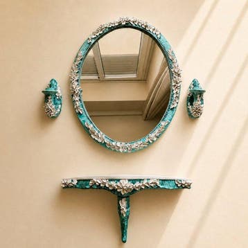 Toiletset - No Reserve - Keramiek - Capodimonte Autentico