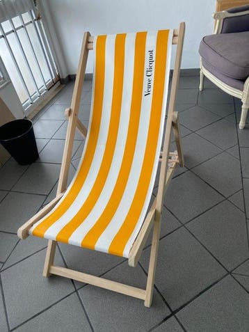 Wijnaccessoire - Veuve Clicquot Strandstoel - Hout, Nieuw
