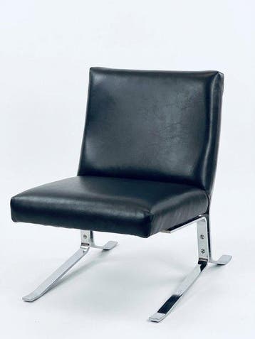 Kebe Møbler - Fauteuil - Eagle - Verchroomd platstaal &, Antiek en Kunst