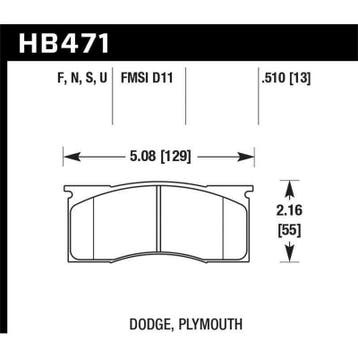 Hawk HPS Street Brake Pads, Ophalen of Verzenden, Nieuw