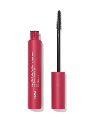HEMA Lenght en definition mascara smudgeproof zwart, Verzenden, Nieuw
