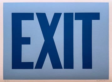 Olivier Mosset (1944) - Exit, 1995