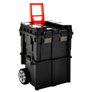 vidaXL Gereedschapstrolley met handvat 45x36x90 cm, Verzenden, Nieuw