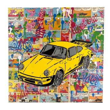 Koen Betjes (1992) - Fast Car x POP (canvas)