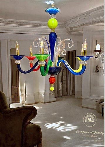 SLC Illumina - MG - Kroonluchter - Glas, Kristal