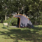 vidaXL Huisje Tent met dak Grijs en Oranje 370 x 230 x 185, Verzenden, Nieuw, Tot en met 2