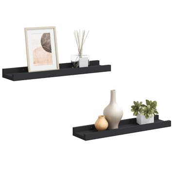 Displayplank zwart mdf 40cm | retourdeal 44% korting, Ophalen of Verzenden, Zo goed als nieuw