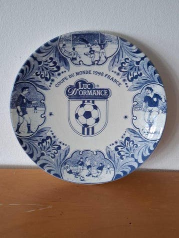 World Cup France 1998 - Luc DOrmance Royal Delft porcelain, Nieuw