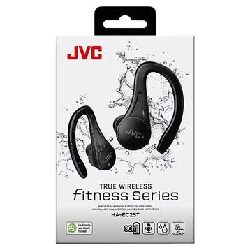 JVC HA-EC25T Fitness True Wireless Oordopjes - Zwart, Verzenden, Nieuw