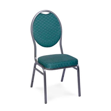 Stackchair - Stapelbaar - Hamerslag - Groen - G-Line, Verzenden, Nieuw in verpakking