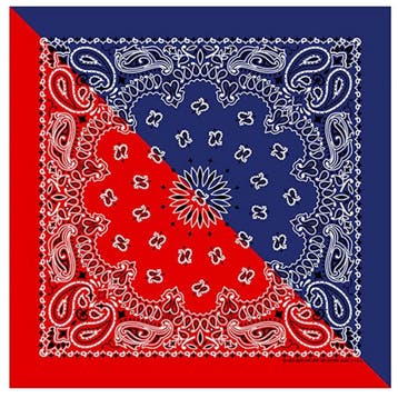 Fako Fashion - Paisley Bandana - Half/Half - Duo -, Verzenden, Nieuw