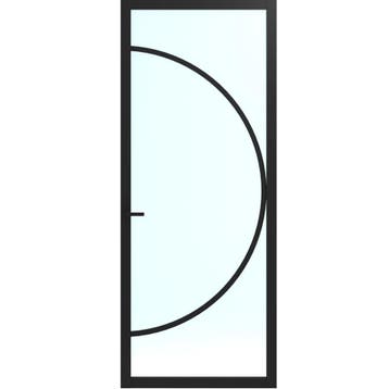 Skantrae Binnendeur SSL14513 93x231,5 (Zwart, Blankglas), 80 tot 100 cm, 215 cm of meer, Binnendeur, Nieuw