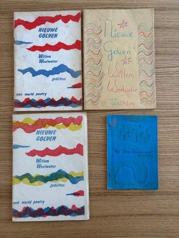 Willem Woelwater - 4 gedichtenbundels + 1 vinylplaat van