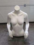 Paspop, Etalagepop Vrouw, B55 x D43 x H66cm, wit