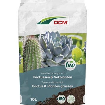 Cactussen en vetplanten potgrond | DCM | 10 liter, Verzenden