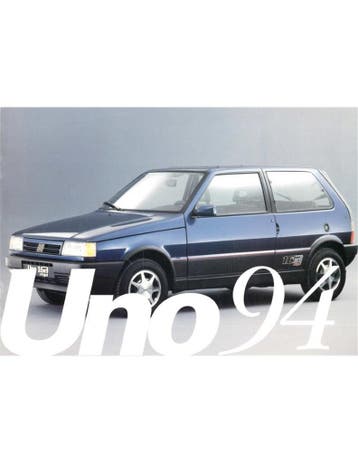 1994 FIAT UNO BROCHURE PORTUGEES, Nieuw, Author