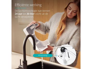 Duux Bora - Smart Luchtontvochtiger - 30L/dag - 4L Watertank, Verzenden, Zo goed als nieuw