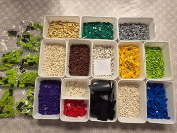 Lego Onderdelen - Partij lego onderdelen in soorten en, Nieuw