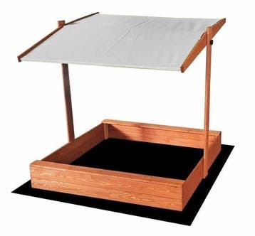 Houten Speelbak 120x120 | UV-bestendig Dak | A-kwaliteit..., Kinderen en Baby's, Speelgoed | Buiten | Zandbakken, Ophalen of Verzenden