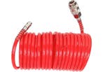 Spiraal luchtslang - 10 bar - 5mm - 10 meter - EURO aansluit, Ophalen of Verzenden, Nieuw