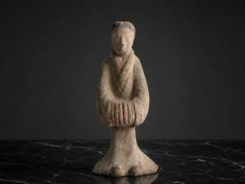 Oud-Chinees, Han-dynastie Terracotta Begrafenisbeeld van een, Verzamelen