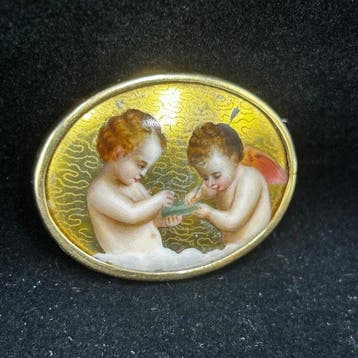 Broche - 18 karaat Geel goud