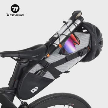 WEST BIKING Fietszadel Tas 10L - Waterdichte Onderzadel Opbe, Verzenden, Nieuw