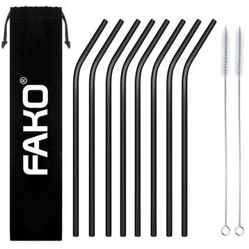 Fako Bijoux - RVS Rietjes - 8 Stuks - Gebogen - 21 cm - 2, Verzenden, Nieuw
