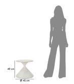 TAFEL WIT CM Ø 42x40, Huis en Inrichting, Tafels | Sidetables, Ophalen of Verzenden, Nieuw