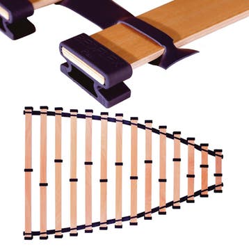 Bedflex Marine lattenbodem systeem Deluxe - 140x200 dubbel, Watersport en Boten, Ophalen of Verzenden, Nieuw