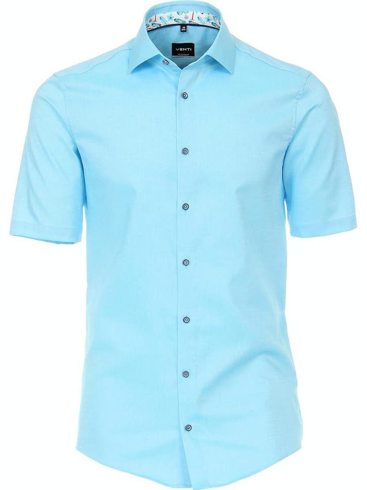 Blauw Overhemd Surfboard En Duikbril Motief Venti, Kleding | Heren, Overhemden, Blauw, Nieuw, Verzenden