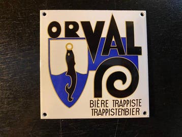 Orval - Enamel advertising sign / Brewers sign - Trappist