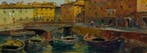 Italiaanse school (XX) - Livorno, Antiek en Kunst, Kunst | Schilderijen | Klassiek