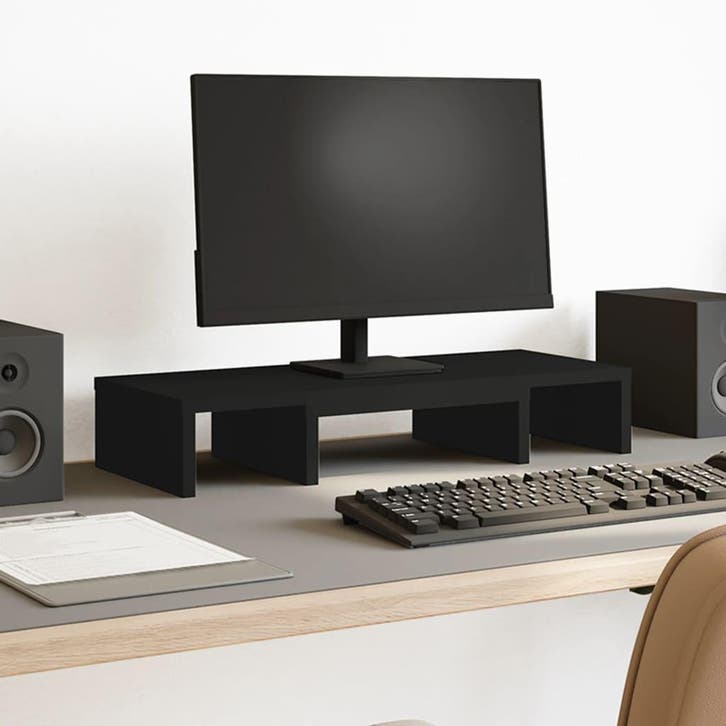 vidaXL Monitorstandaard verstelbaar 60x24x10,5 cm bewerkt, Computers en Software, Overige Computers en Software, Nieuw, Verzenden