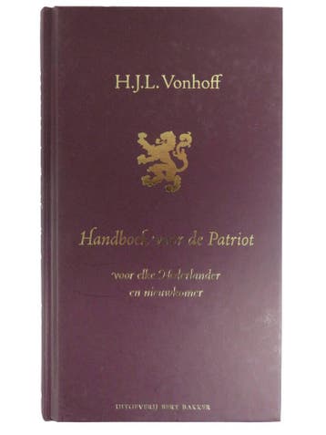 H. Vonhoff - Handboek voor de patriot, Verzenden, Gelezen
