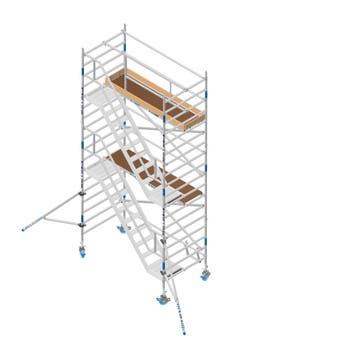 ASC trappentoren 135 x 250 x 6 mtr. WH, Doe-het-zelf en Verbouw, Ladders en Trappen, Verzenden, Nieuw, Trap