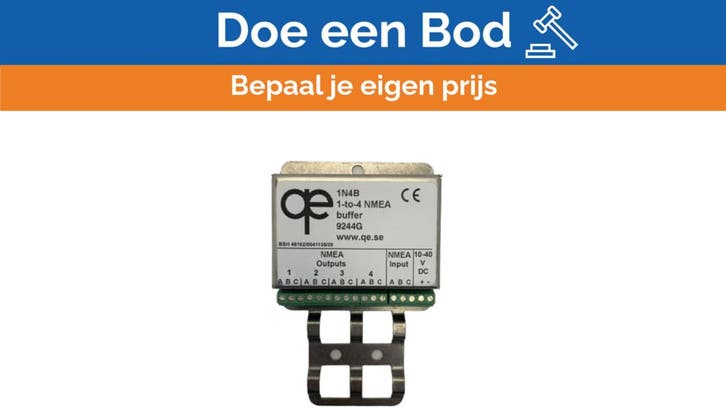 Bieden: Qwerty Elektronik NMEA Buffer 1N4B-9244 G 1 in 4out, Watersport en Boten, Navigatiemiddelen en Scheepselektronica, Nieuw
