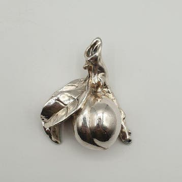 Pesca rivestita in Argento 925 - Beeldje - .925 zilver,