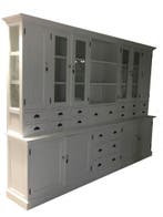 Buffetkast wit Delft XL 300cm met 20 laden, Huis en Inrichting, Kasten | Buffetkasten, Ophalen of Verzenden, Nieuw
