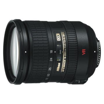 Nikon AF-S 18-200mm f/3.5-5.6G VR IF-ED DX Type I objectief, Verzenden, Gebruikt, Nikon, Standaardlens