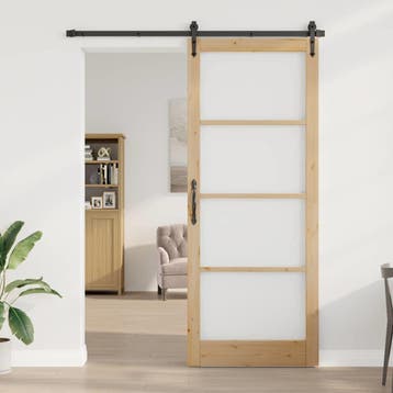 vidaXL Binnendeur ORKDAL Bruin 93 x 232 cm, Doe-het-zelf en Verbouw, Deuren en Horren, Verzenden, Nieuw