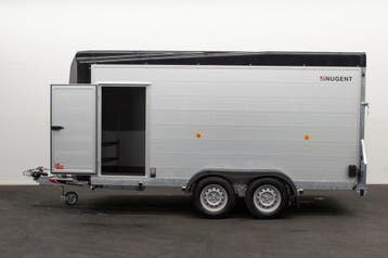 Nugent BX3717H-BLK- DD Box Trailer Gesloten Aanhangwagen, Ophalen of Verzenden, Nieuw