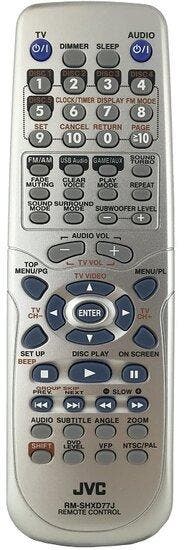 JVC RM-SHXD77J afstandsbediening, Verzenden, Nieuw