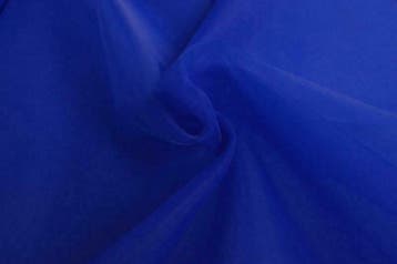 Organza stof - Blauw - Per 15 of 50 meter, Overige materialen, Blauw, 120 cm of meer, Ophalen of Verzenden