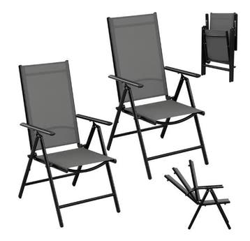 2/4 Opvouwbare Tuinstoelen – Verstelbaar en Ademend, Verzenden, Nieuw