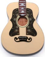Miniatuur Gibson J200 gitaar met gratis standaard, Ophalen of Verzenden, Nieuw, Overige typen