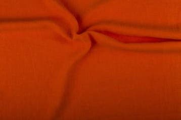 Linnen stof Oranje – Gewassen linnen, Hobby en Vrije tijd, Stoffen en Lappen, 120 cm of meer, Oranje, Ophalen of Verzenden, Linnen