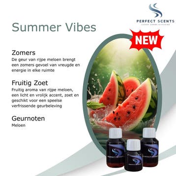 SALE Geurmachine Aroma Geurolie - Summer Vibes, Nieuw, Aroma