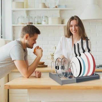 Uitbreidbaar Pannenhouders Rek - Keuken Organizer voor Panne, Verzenden, Nieuw