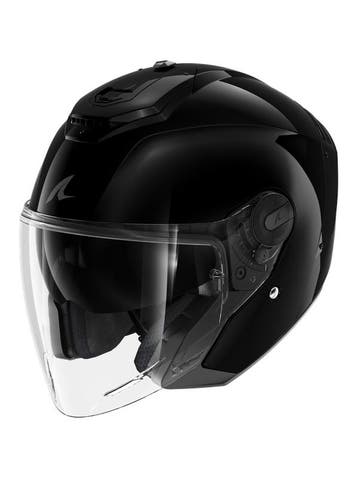 Shark RS Jet Blank - Zwart, Motoren, Kleding | Motorhelmen, Nieuw met kaartje, M, Verzenden, Jethelm